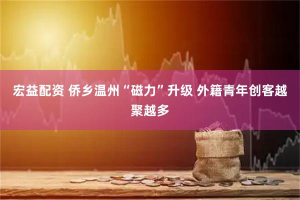 宏益配资 侨乡温州“磁力”升级 外籍青年创客越聚越多